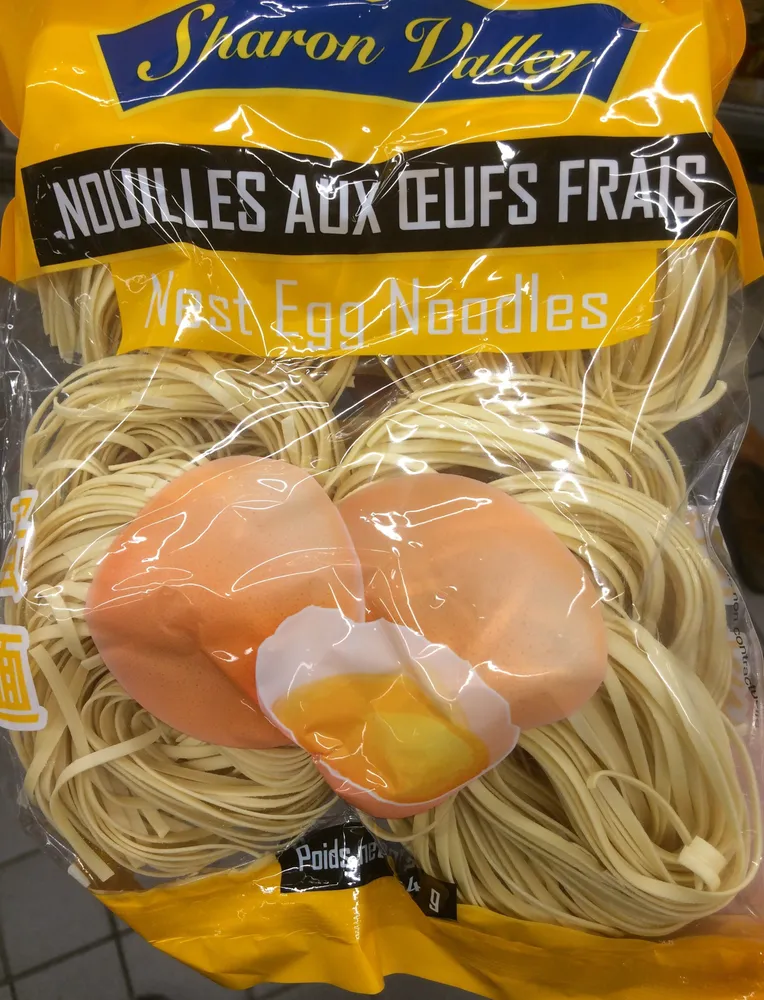 Nouilles aux oeufs frais