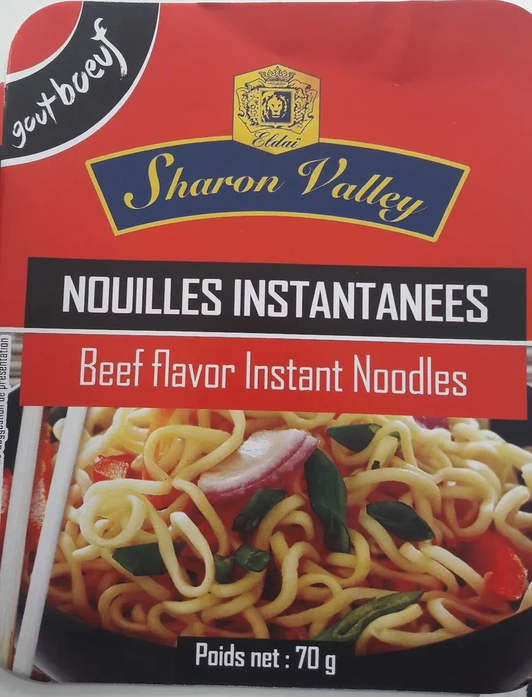 Beef flavor instant noodles