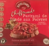 Chiffonnade Pastrami de dinde aux poivres
