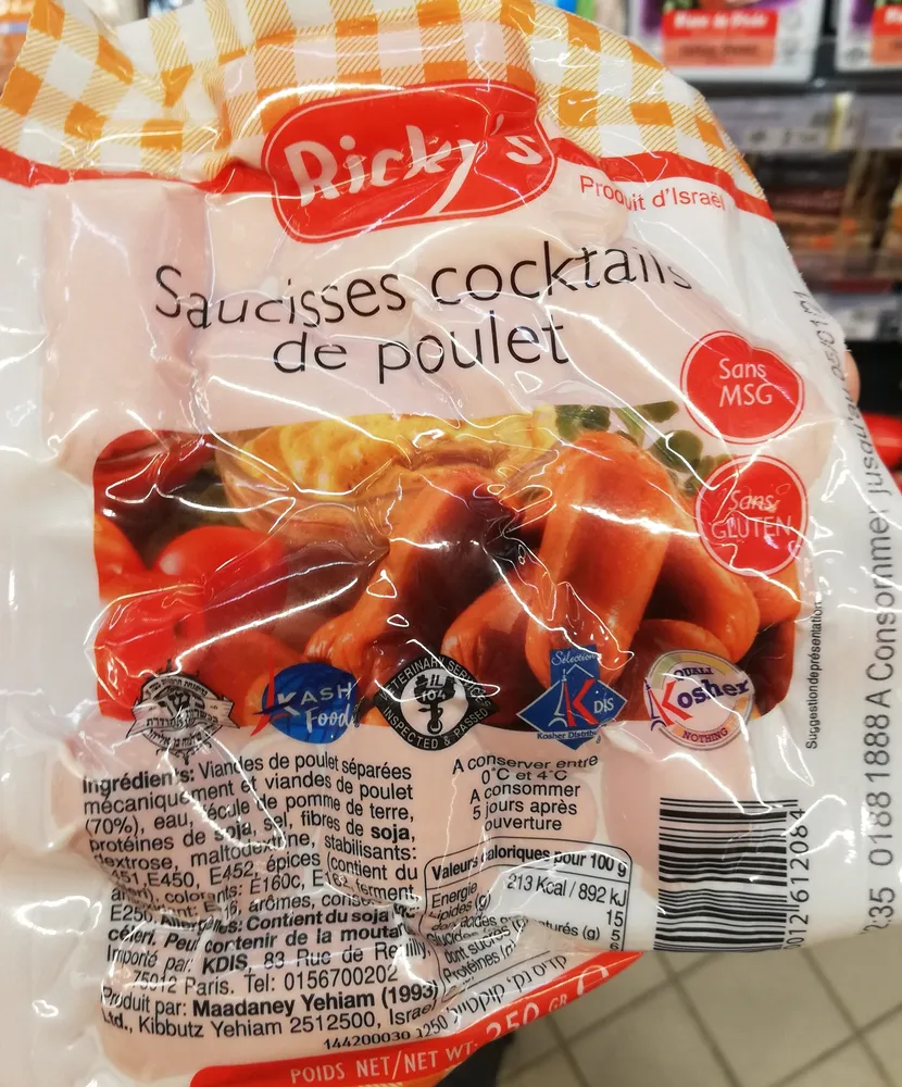 Saucisses Cocktail de Poulet