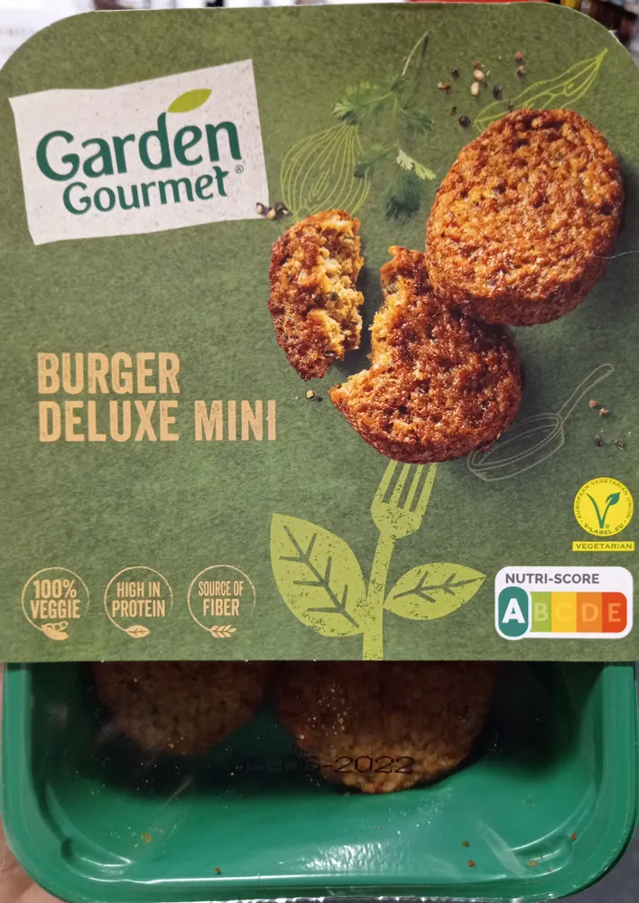 Burger deluxe mini (végétarien)