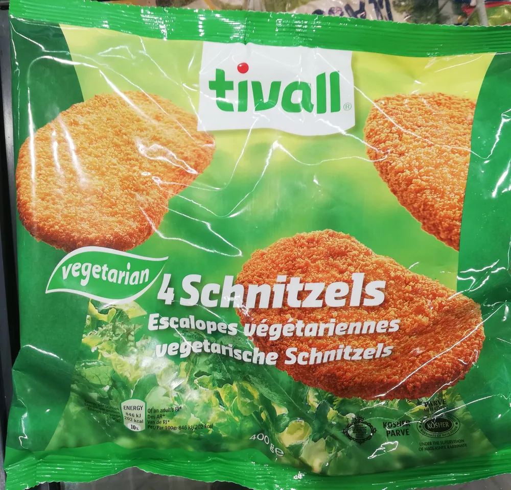 Tivall Vegetarian 4 Schnitzels