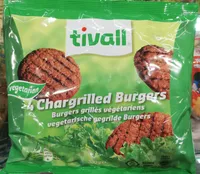 Tivall Vegetarian 4 Chargrilled Burgers