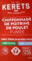 Chiffonade de poitrine de poulet fumée