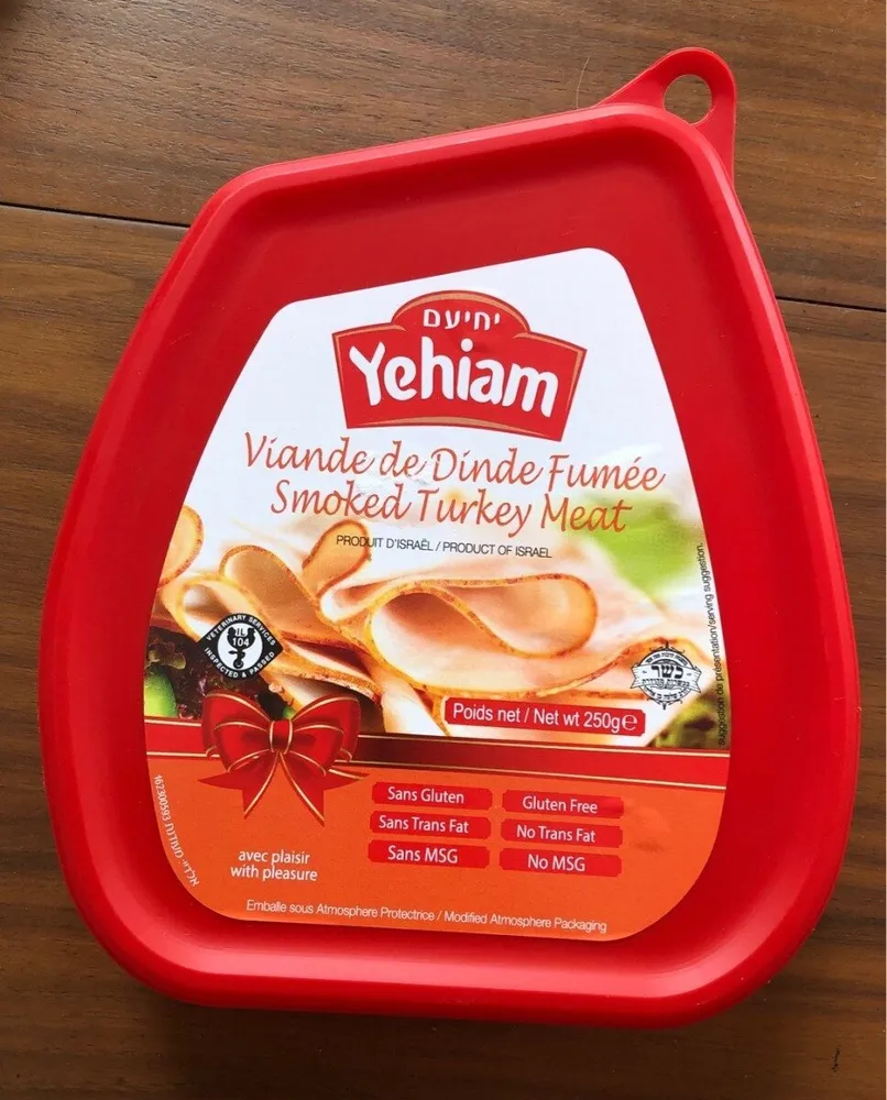 Yehiam viande de dinde fumée