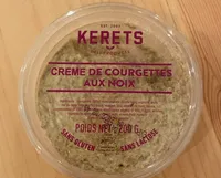 Crème de courgettes aux noix