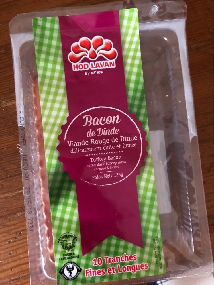 Bacon De Pavo Hod Lavan