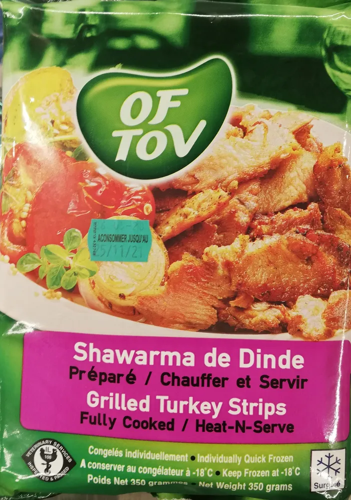 Shouarma De Pavo of Tov 0.35KG