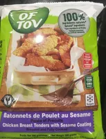 Batonnets de poulet au sesame