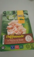 chiffonade de poitrine de dinde