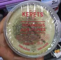 Houmous aux olives