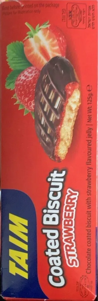 Coated Biscuit Strawberry