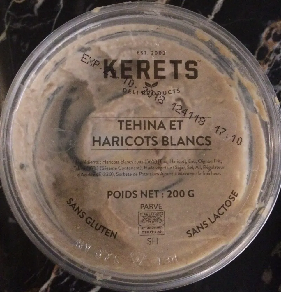 Tehina et haricots blancs