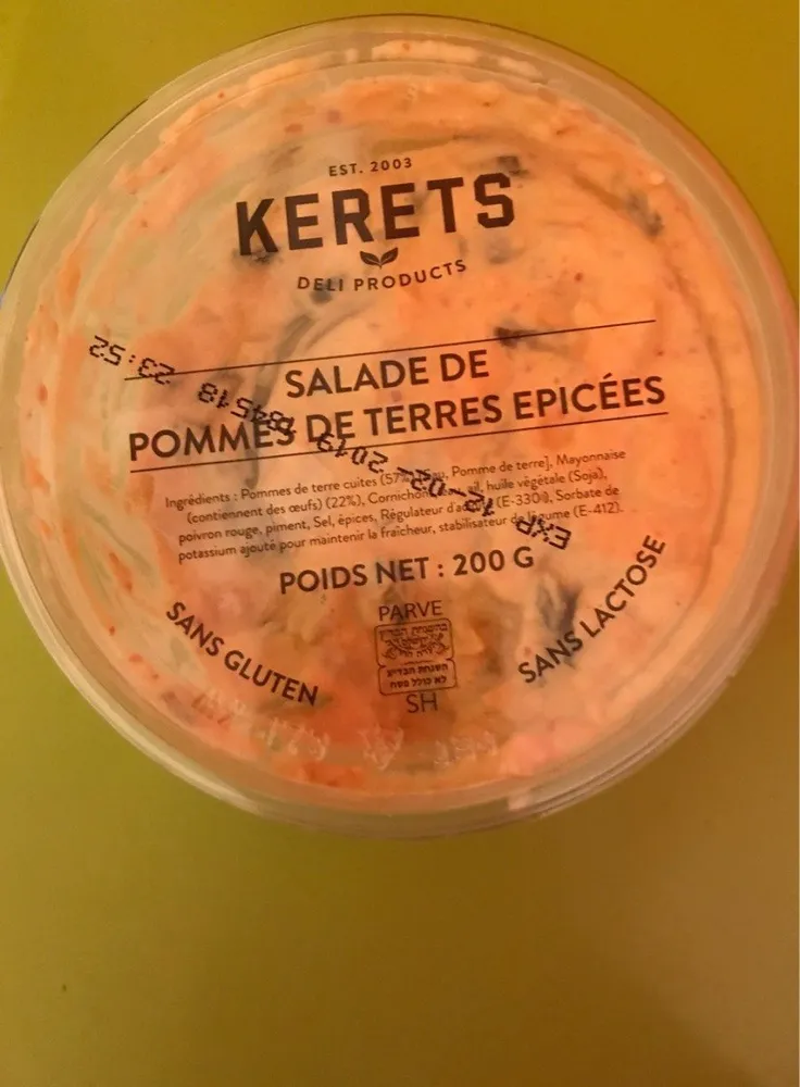 Salade de pommes de terres epicées