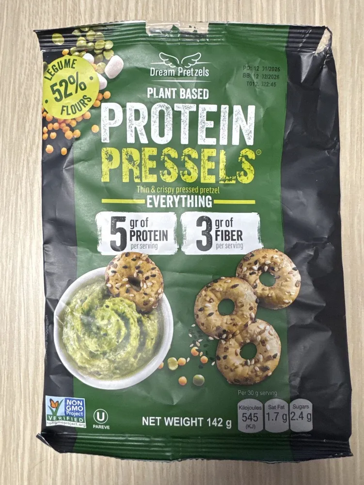Plant-Based Protein Pressers With Everything Bagel Seasoning