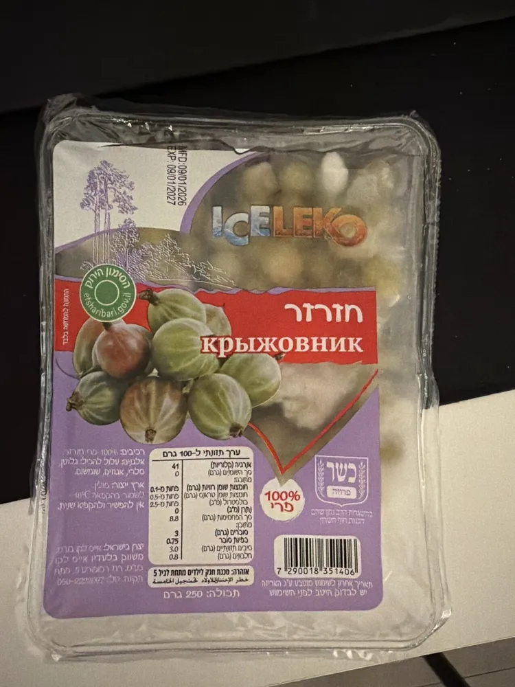 Iced gooseberry