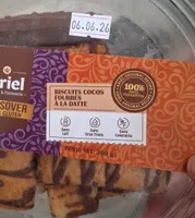 Biscuits coco fourres à la datte