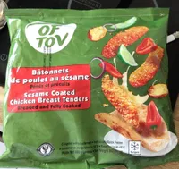 Batonnet de poulet au sesame