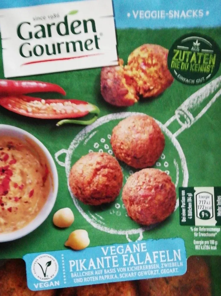 Pikante falafeln