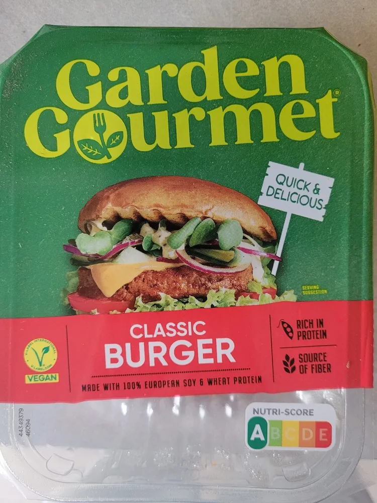 Burger vegan garden gourmet