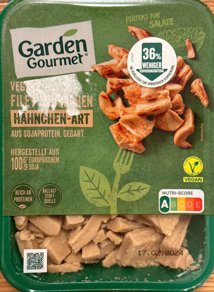 Vegane Filet-Stücken