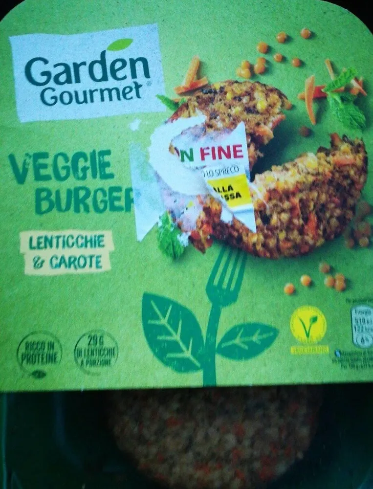 Burge di lenticchie e carote