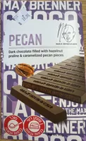 Dark Chocolate Filled With Hazelnut Proline And Caramelized Pecan Pieces