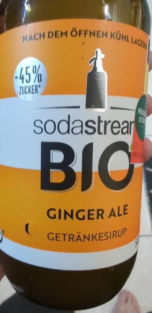 SodaStream bio ginger ale