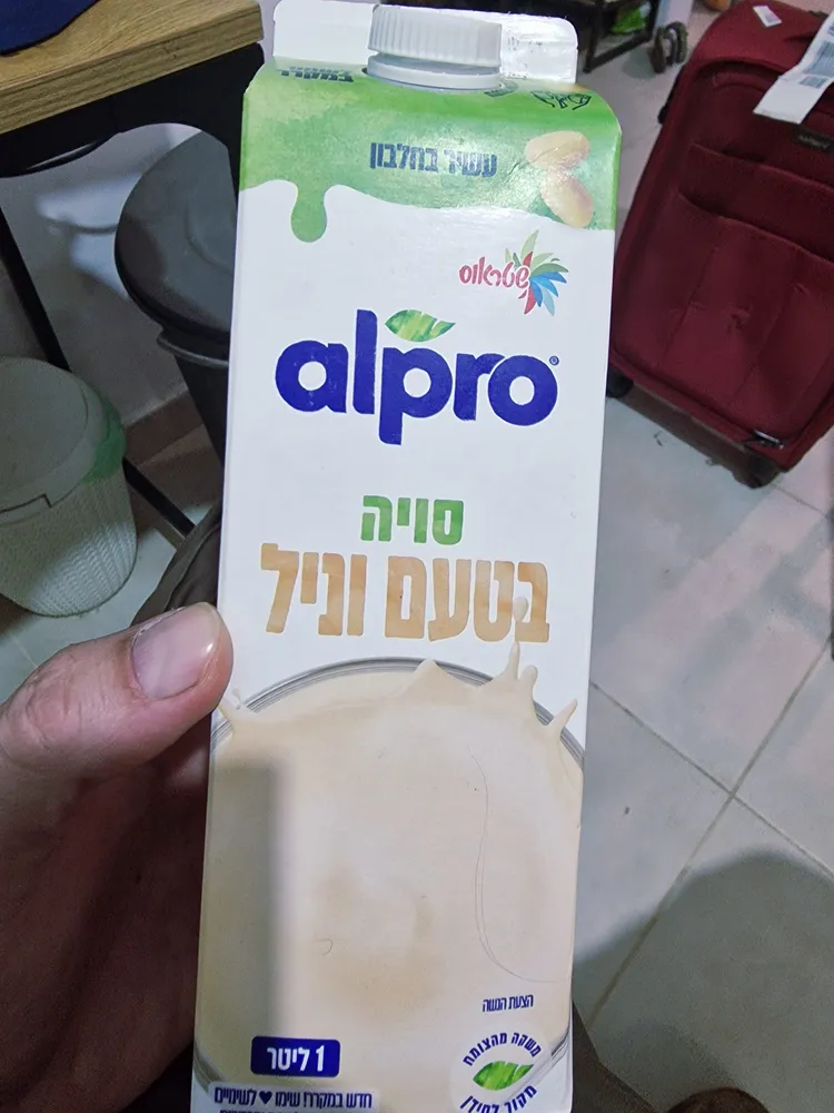 חלב סויה בטעם וניל