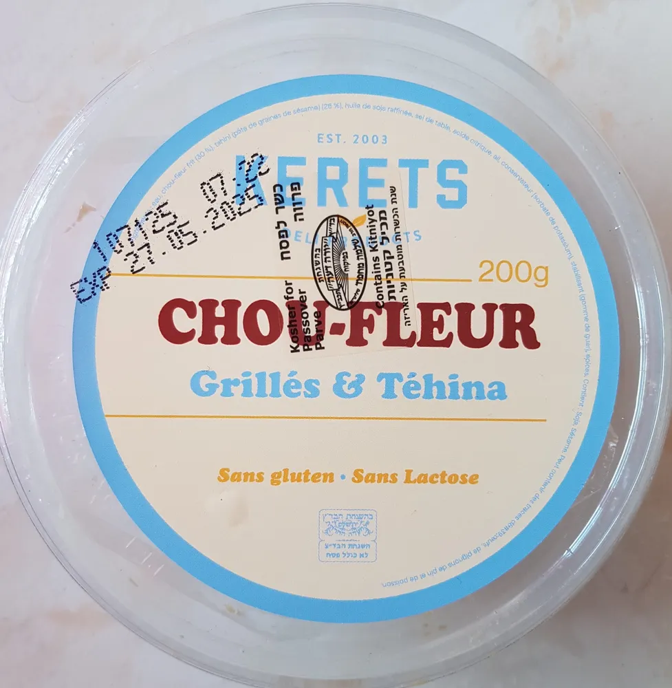 Chou-fleur Grillés & Téhina