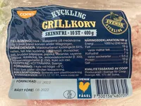 Kyckling Grillkorv