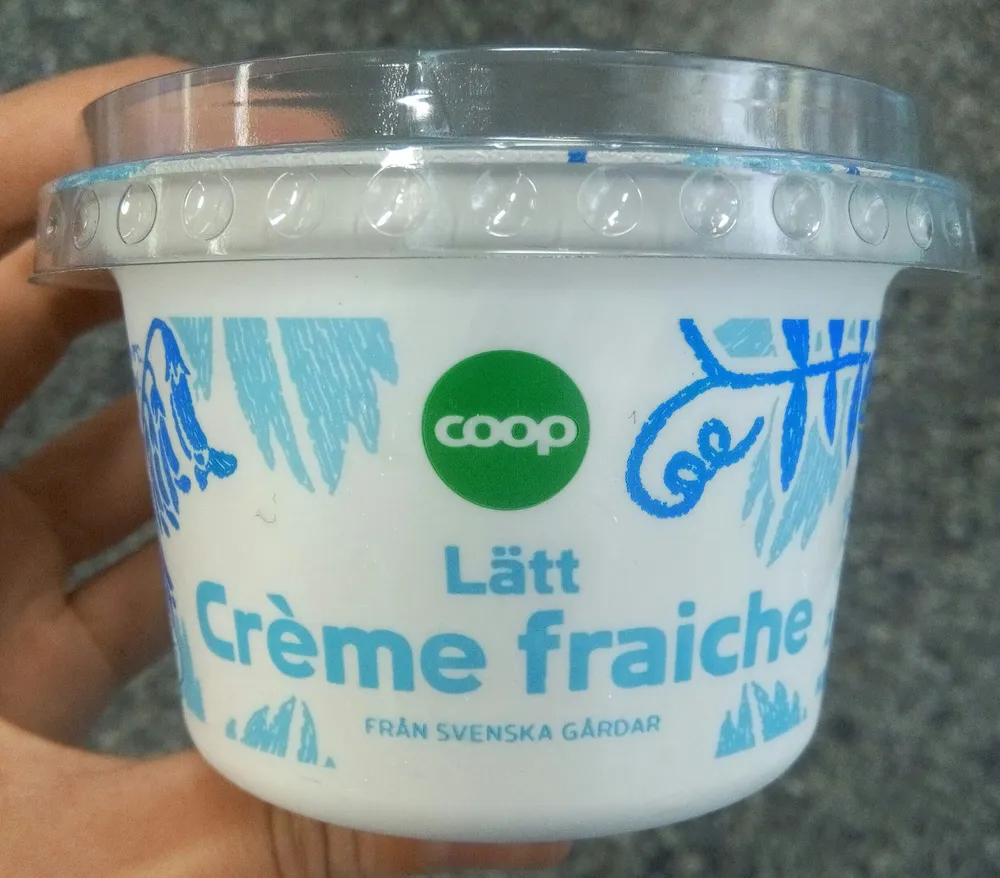 Lätt crème fraîche