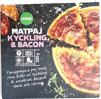 Matpaj med kyckling och bacon