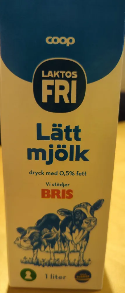 Laktosfri Lätt Mjölk