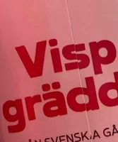 Laktosfri vispgrädde