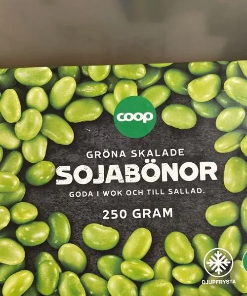 Skalade edamamebönor