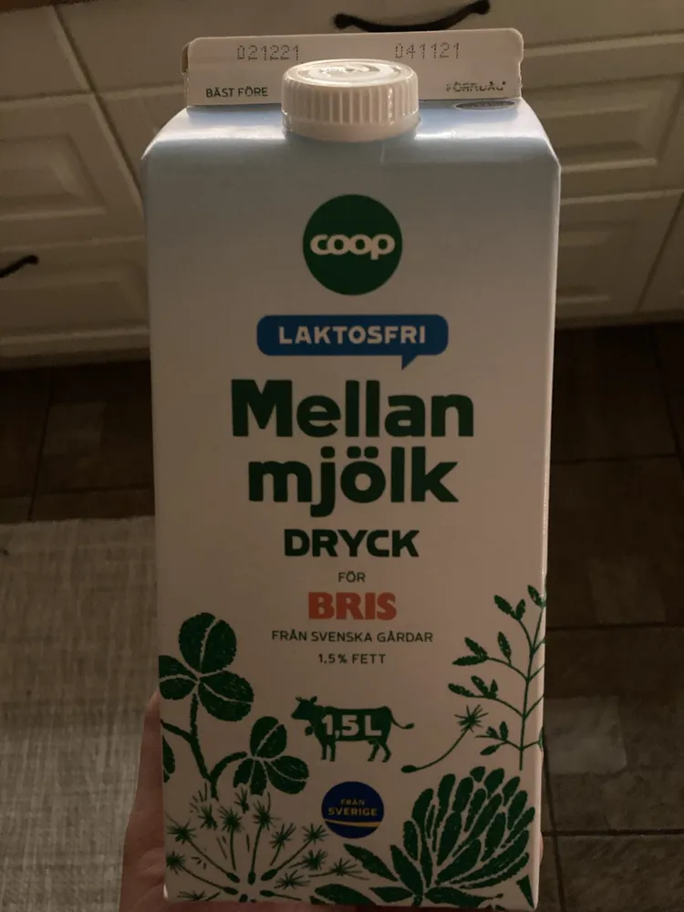 Mellanmjölk Laktosfri