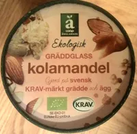 Coop Änglamark Ekologisk Gräddglass Kolamandel