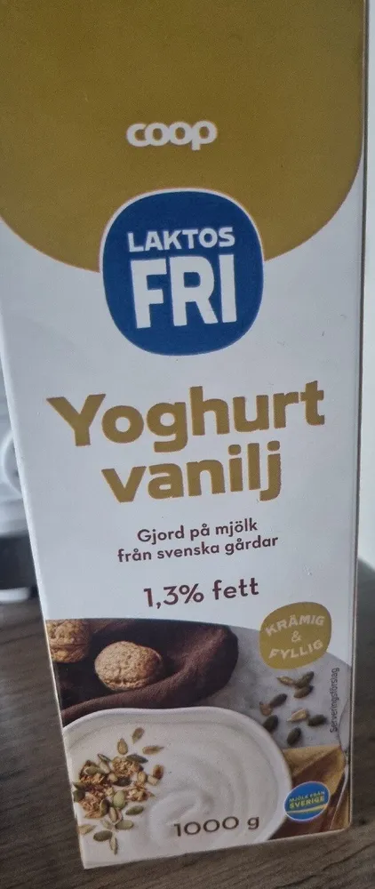 Laktosfri Yoghurt Vanilj