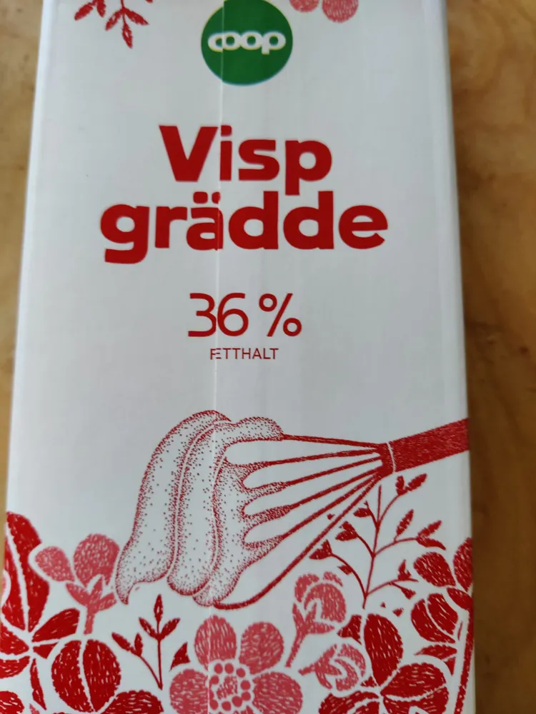 Vispgrädde 36%