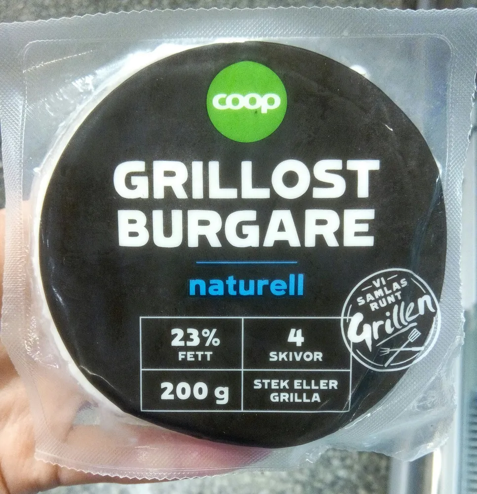 Grillost burgare