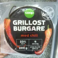 Grillost burgare med chili