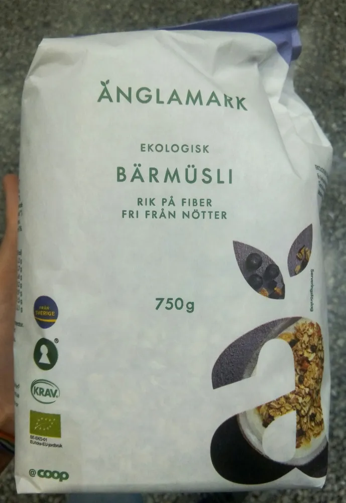 Ekologisk bärmüsli