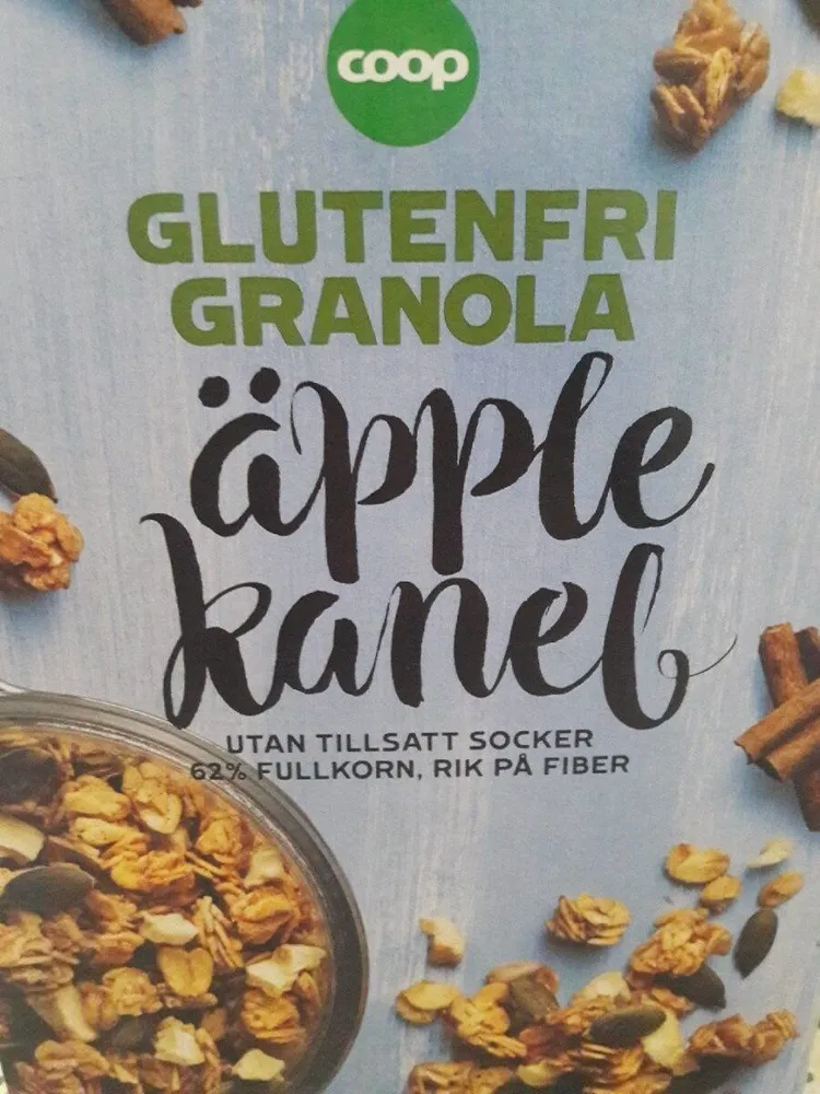 Glutenfri Granola Apple Kanel