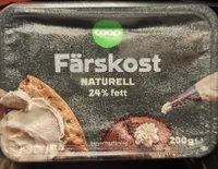 Färskost naturell 24% fett