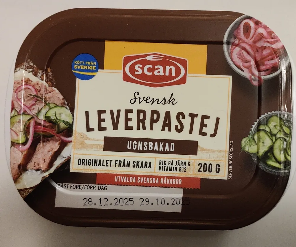 Leverpastej Ugnsbakad