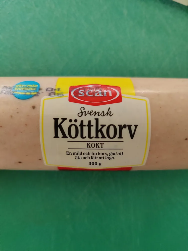 Svensk Köttkorv Kokt