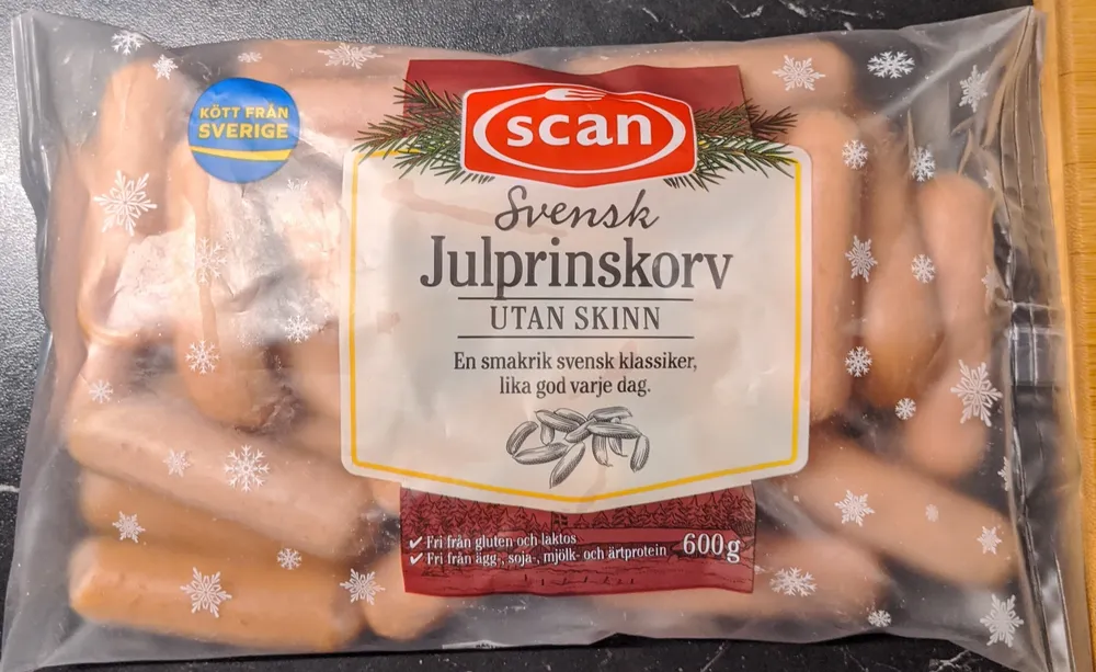 Svensk Julprinskorv