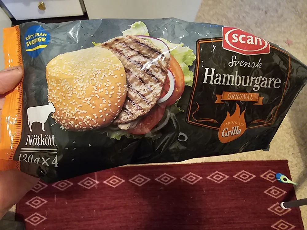 Svensk hamburgare Original