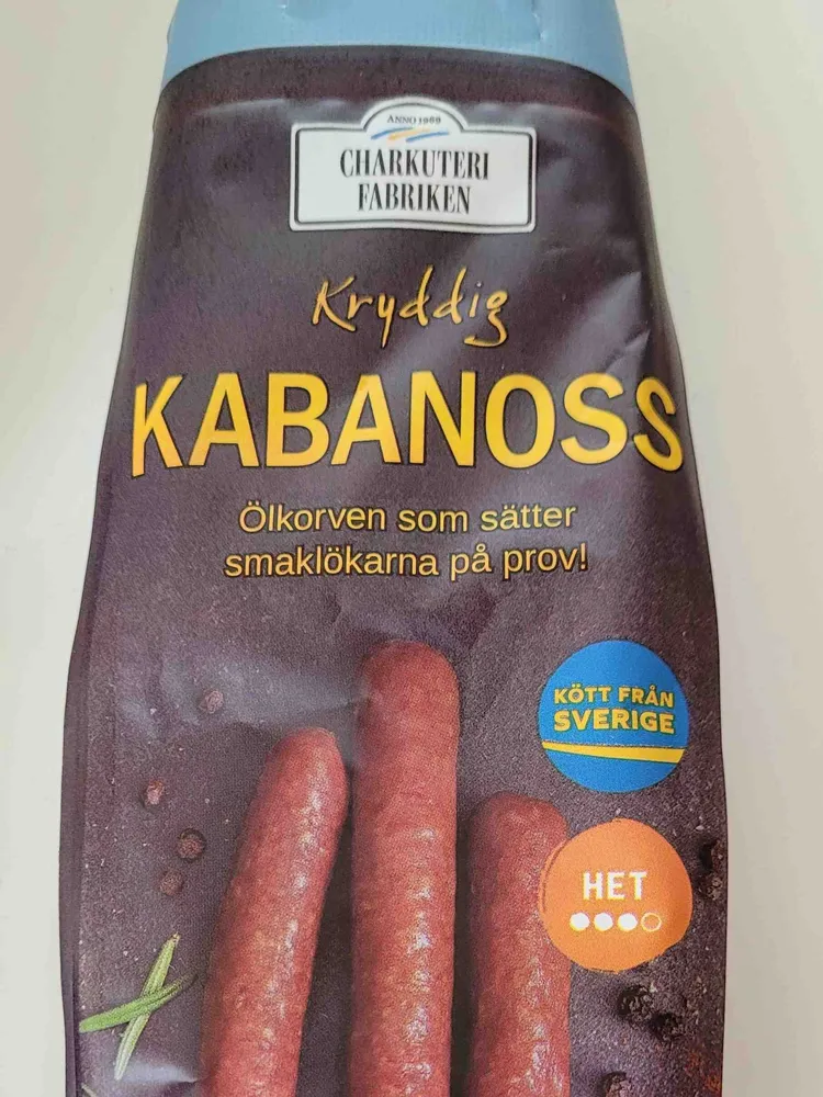 Kryddig Kabanoss
